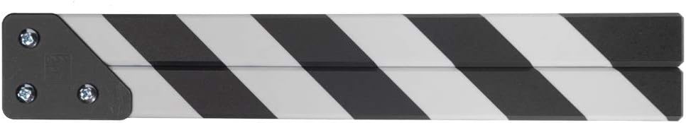 Filmsticks All-Weather Clapper Sticks MEDIUM, 280 x 44 x 20 mm, ABS Resin Replacement Clapper Sticks with 3.5 mm Insert, Professional Film Slate Sticks for Film &amp; TV Production