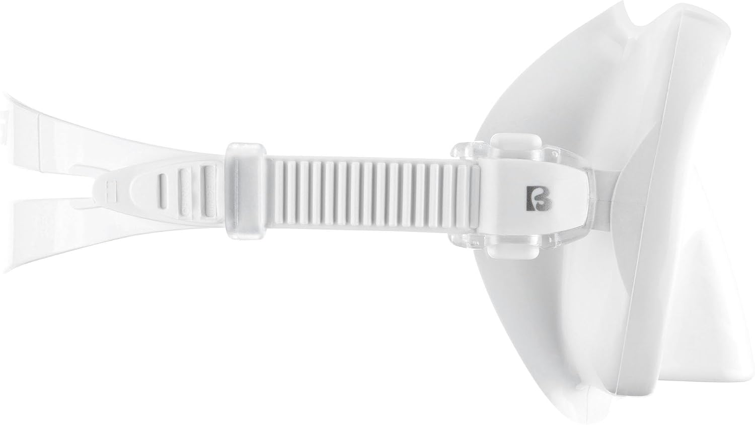 CRESSI since 1946 - Musa Frameless Diving Mask for Adults - Wide Vision Single Lens - Low Internal Volume - Pure Soft Silicone - One Size - Designed in Italy