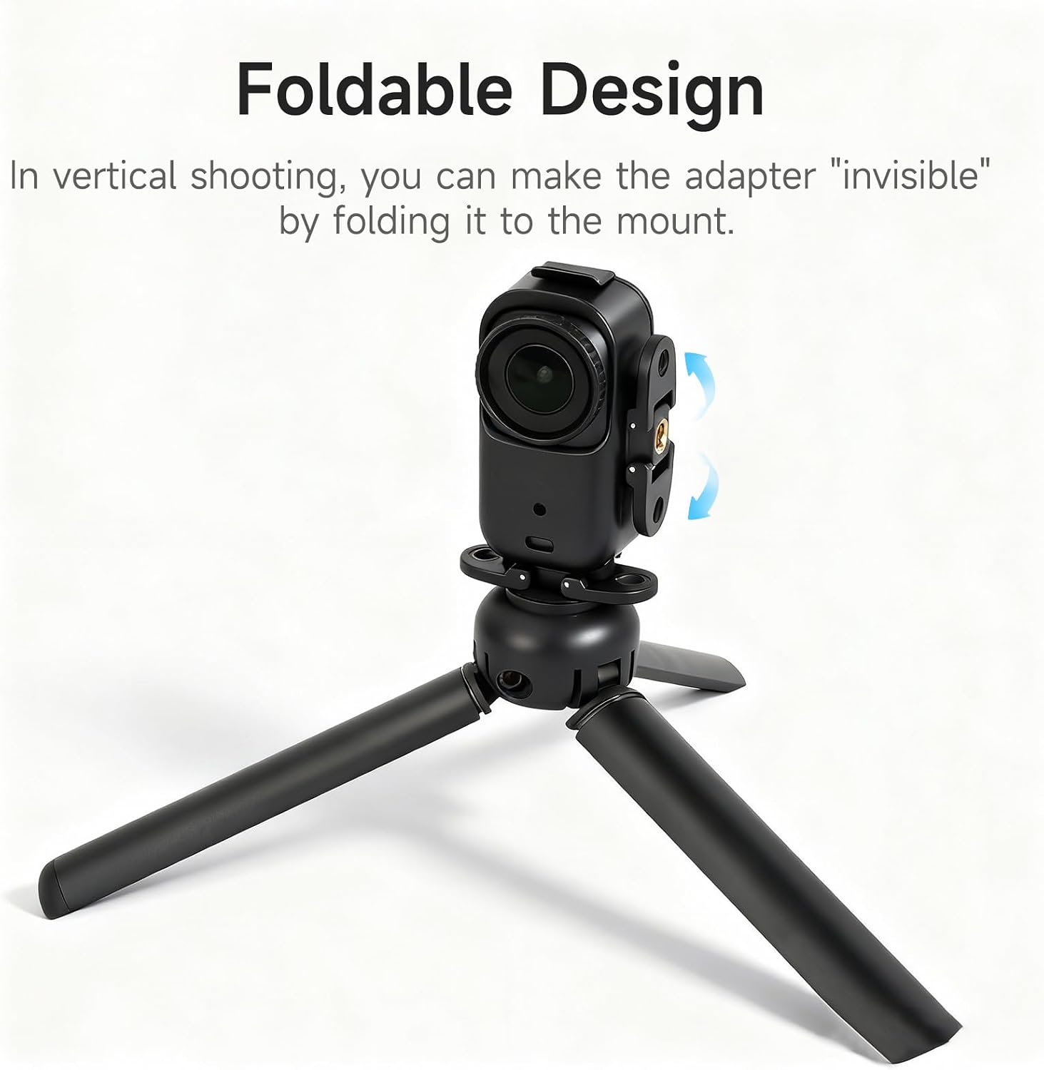 Foldable Vertical-Horizontal Mount Adapter for DJI Osmo Nano, Quick Release Adapter Protective Frame Extension Bracket Support Holder with 1/4" Screw Holes Mounting