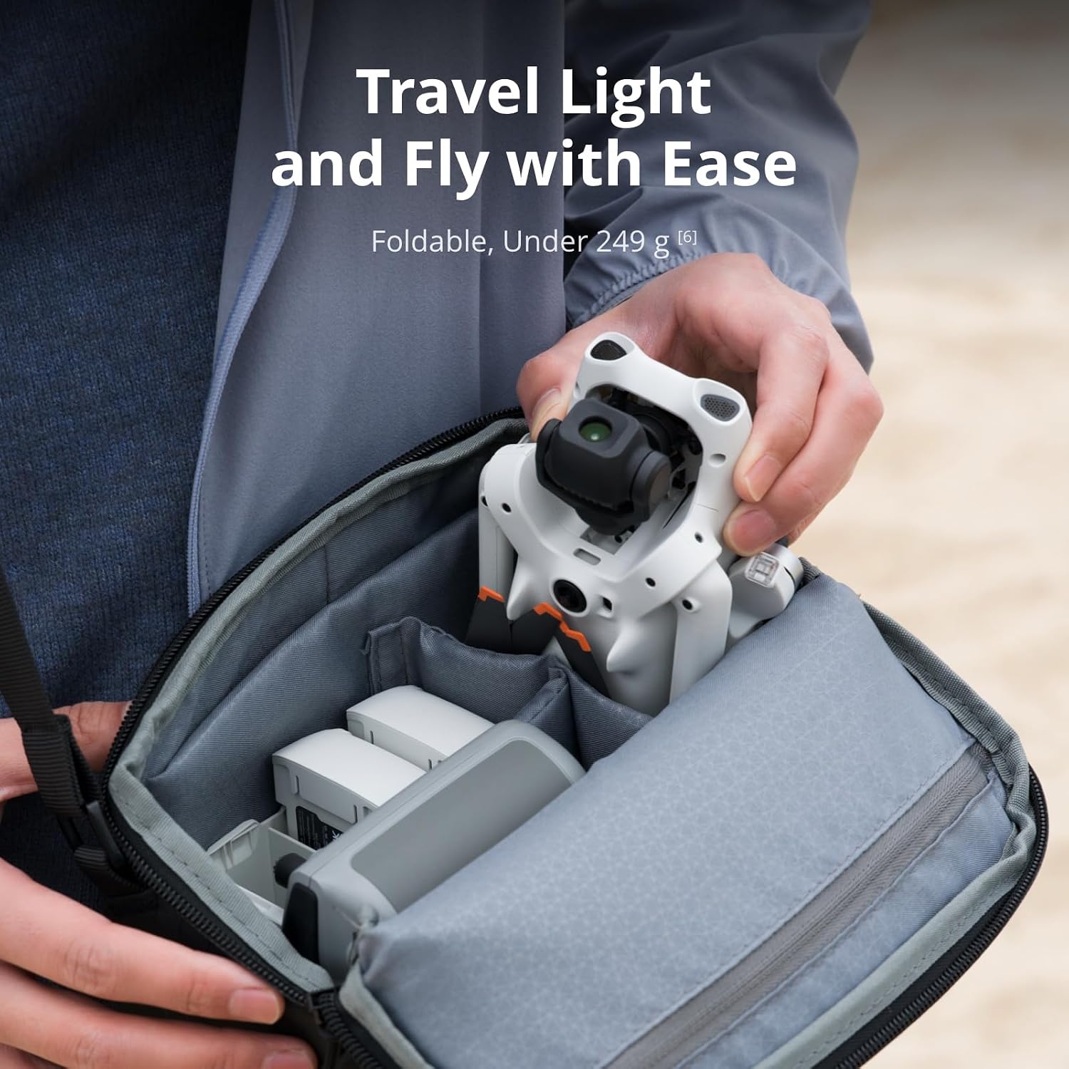 DJI Lito 1 Two-Battery Combo (DJI RC-N3), Updated Version of Mini 4K | Obstacle Sensing, ActiveTrack, 4K Video &amp; 8K Image, Lightweight for Adults, 15km Video Transmission, 2 Batteries, C0