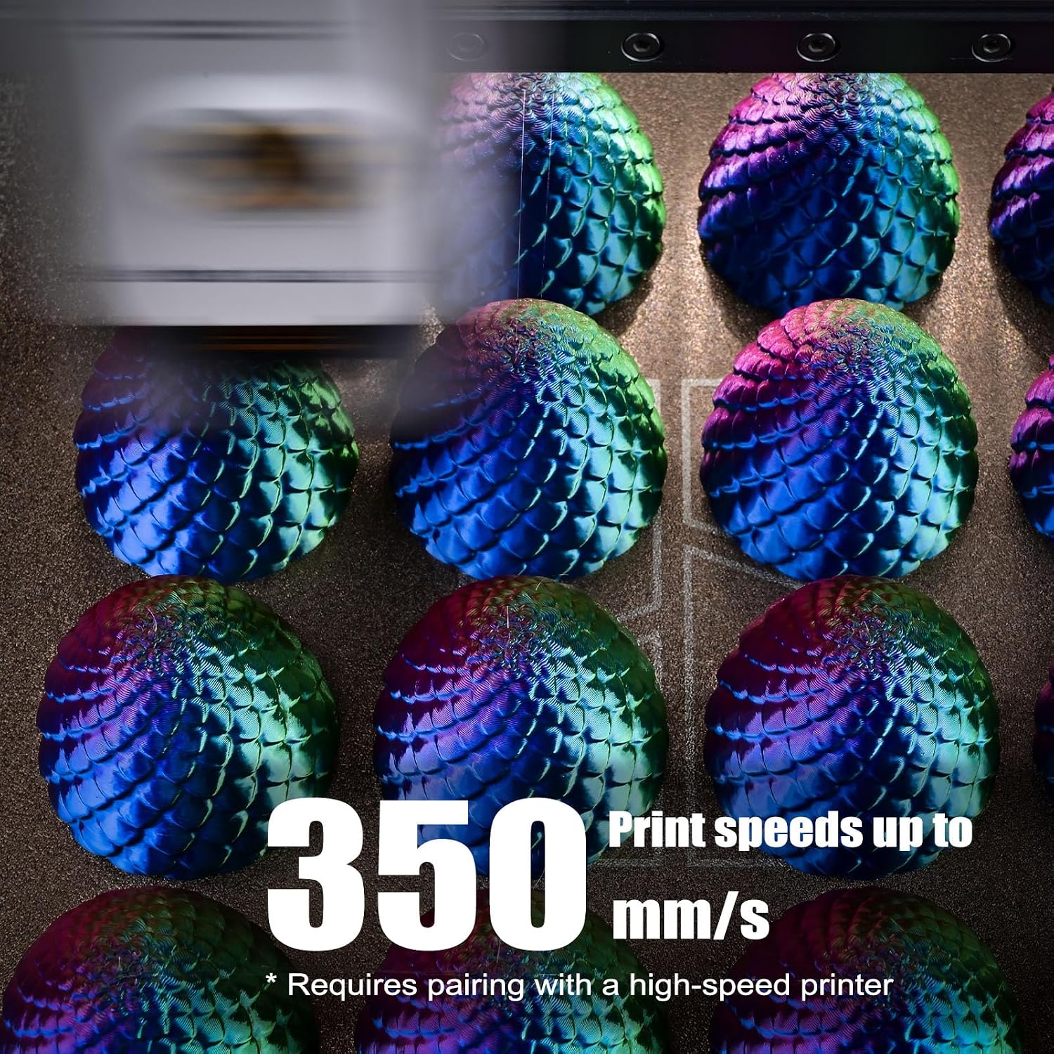 Silk Tri Colour PLA Filament 1.75mm 1kg, Multicolor 3D Printer Filament, Filament 3D Printing Materials for Most FDM 3D Printer, Silk PLA Red Blue Green, Rainbow PLA Filament 1.75mm ± 0.02