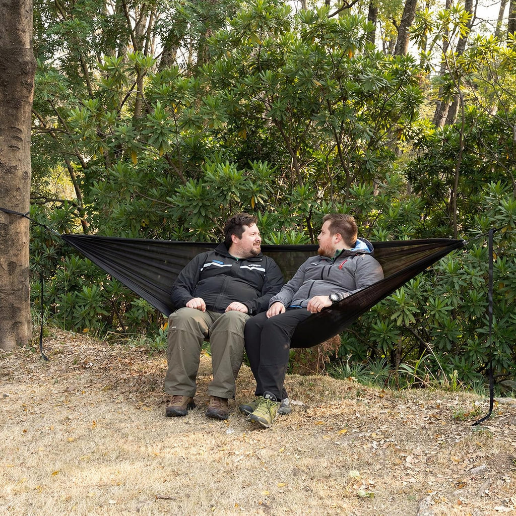 Night Cat Camping Hammock for 1 Person: Ultralight Portable Hammock for Travel Wild Outdoor
