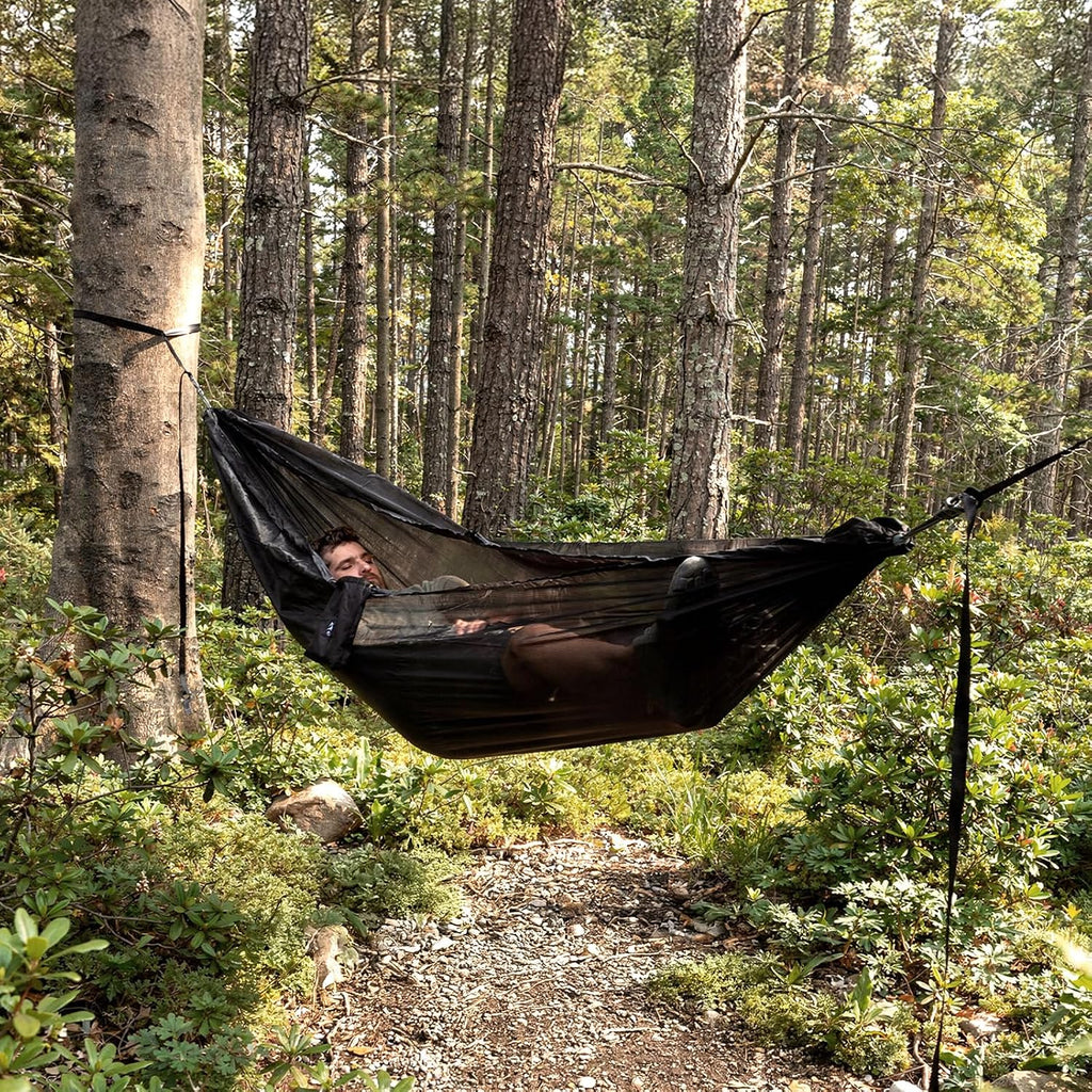 Night Cat Camping Hammock for 1 Person: Ultralight Portable Hammock for Travel Wild Outdoor