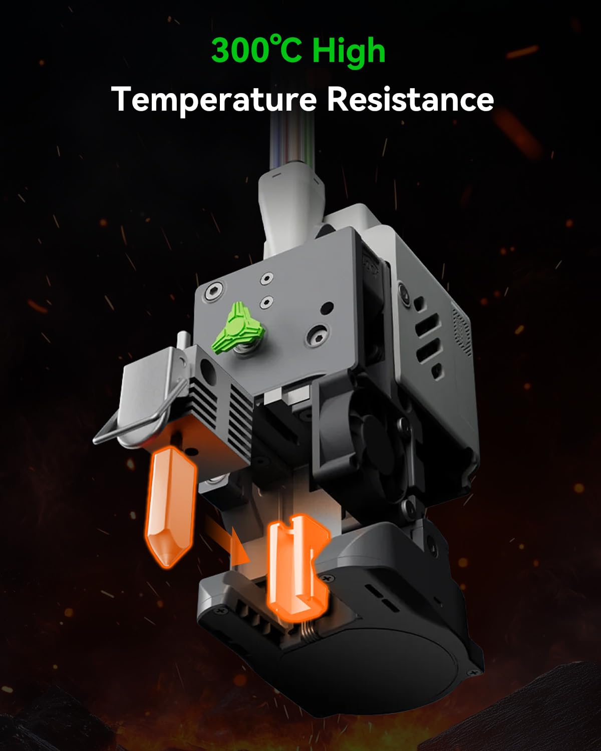 Creality SPARKX i7 Combo Hotend Nozzle 0.6 mm, Original i7 Heating Block 300°C Heat Resistance, 500mm/s High Speed Printing, Nickel Plated, Copper Alloy & Hardened Steel