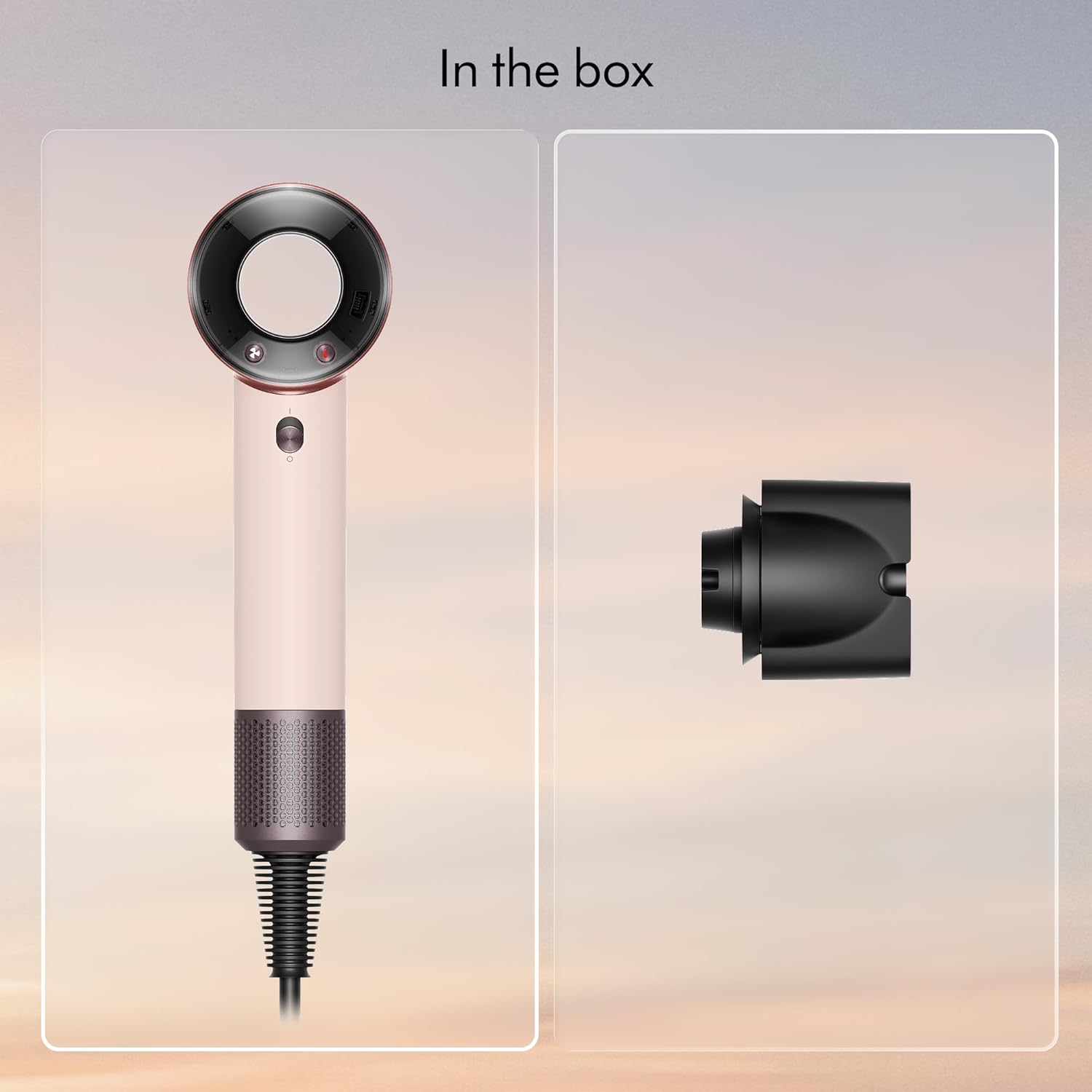 Dyson Supersonic Travel™ Hair Dryer – Compact & Lightweight, Fast Drying, 1220W, Universal Voltage, Intelligent Heat Control, Compatible with Supersonic Attachments, Ceramic Pink/Rose Gold
