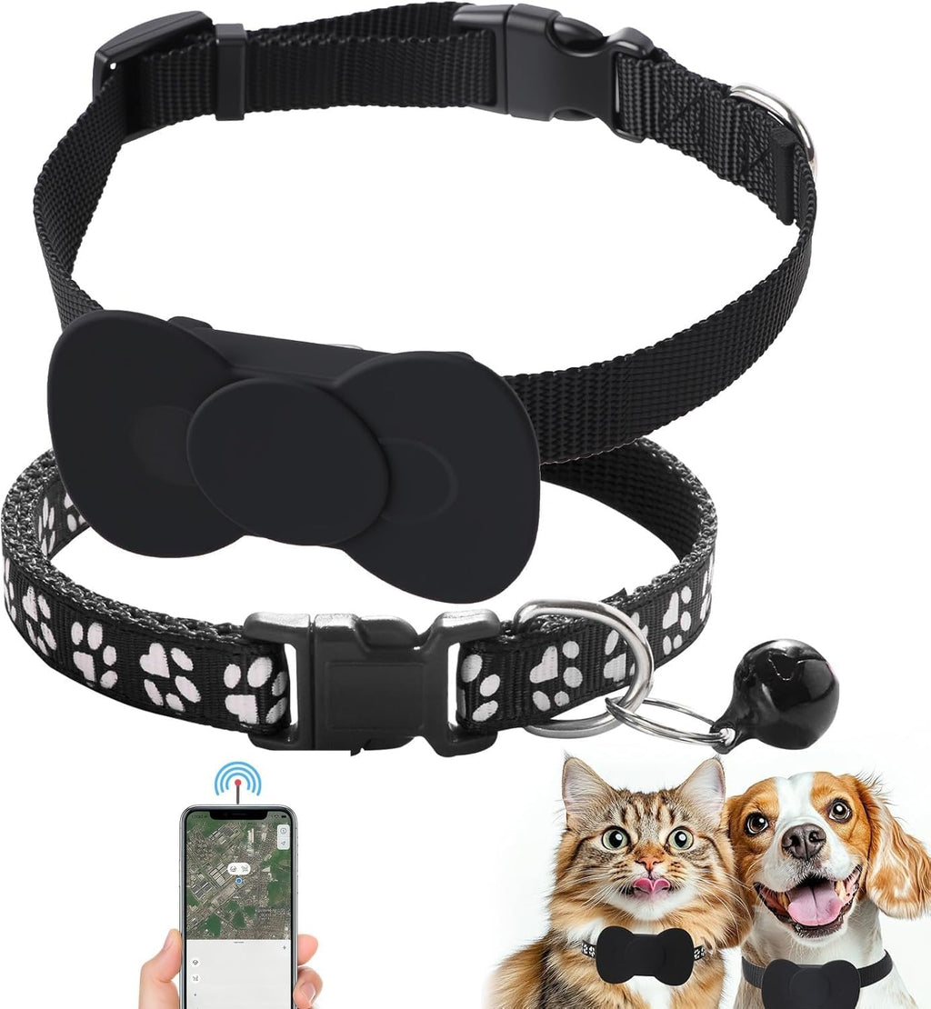 Cat Gps Tracker, Cat Tracking Collar Dog Tracker with No Monthly Fees Gps Cat Trackers, Cat Collar Tracker IP63 Waterproof, Safety Tracking Cats Pet Tracker for Cats (Only iOS)