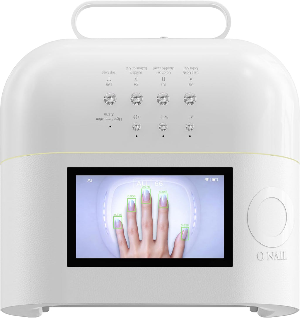Professional UV LED Nail Lamp for Gel Polish - ONAIL Rechargeable Cordless Nail Lamp with AI Nail Recognition, 20,000mAh Fast-Charging Battery, Gel Nail Dryer for Nail Technicians &amp; Salons