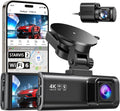 REDTIGER 4K Dash Cam Front and Rear, Fastest 5.8GHz Wi-Fi6 Dashcam, STARVIS 2 Ultra Night Vision Dash Camera, 3.18” Screen, 170°Wide Angle, 24H Parking Mode, SD Card Not Included, Max 512GB(F7NP-N)
