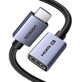 UGREEN HDMI 2.1 Extender 8K@60Hz 4K@240/144/120Hz Extension Cable eARC,2M | Male to Female Adapter,Dolby Atmos/Vision,HDR,48Gbps High Speed,VRR,HDCP 2.3,For TV Stick Streaming Device PS5 Xbox PC Laptop