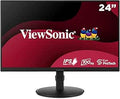 ViewSonic VA2408-HDJ 24 inch Monitor Full HD, 100Hz, 1ms MPRT, IPS, 99% sRGB, Pivot and Swivel Adjustable, HDR10, HDMI, VGA, DP, Flicker Free, 2 Years Warranty